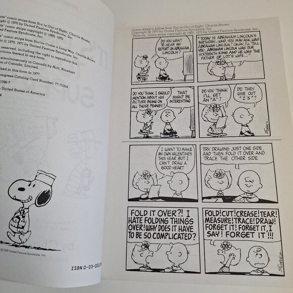 Its Great To Be A Super Star Peanuts Parade Book Charles Schulz 1979 Vintage - Picture 6 of 8